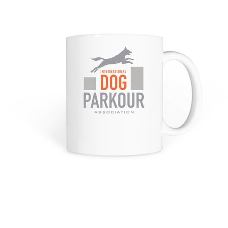 International Dog Parkour Association Mugs!, a White Coffee Mug