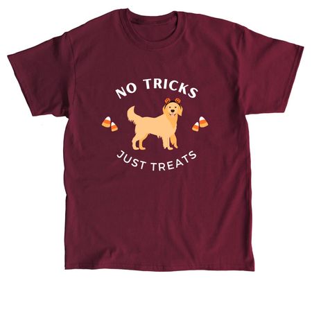 No tricks, just treats, a Maroon Classic Unisex Tee