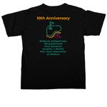 Official 2026 T-shirt, a Black Comfort Colors Unisex Tee (back-view)