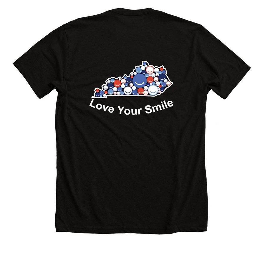 LYSM Black Top Series, a Solid Black Blend Premium Unisex Tee (back-view)
