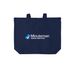 Minuteman Senior Services Tote Bags, a River Blue Navy Cotton Canvas Tote Bag