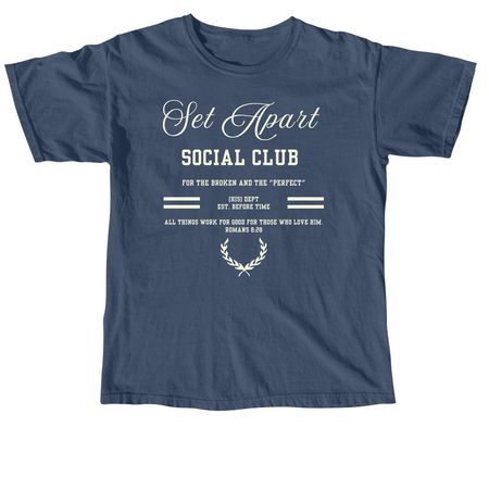 Set Apart Social Club, a Midnight Comfort Colors Unisex Tee