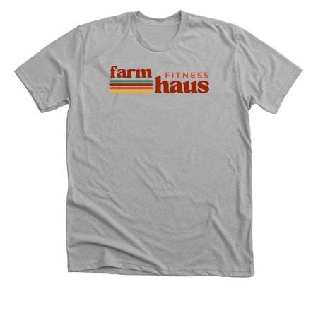 Retro Vibes, a Athletic Heather Premium Unisex Tee