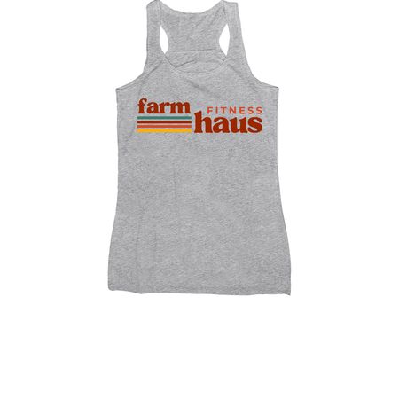 Retro Vibes, a Athletic Heather Women's Racerback