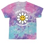Dr. Garden Fairy Tie-Dye Flower Tee, a Cotton Candy Classic Tie Dye Tee (back-view)