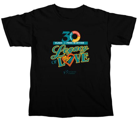 LEGACY OF LOVE ?, a Black Comfort Colors Unisex Tee