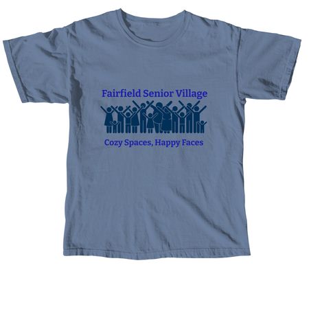 Fairfield Senior Village, a Blue Jean Comfort Colors Unisex Tee