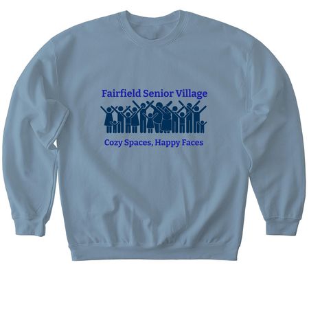 Fairfield Senior Village, a Stone Blue Softstyle Crewneck Sweatshirt