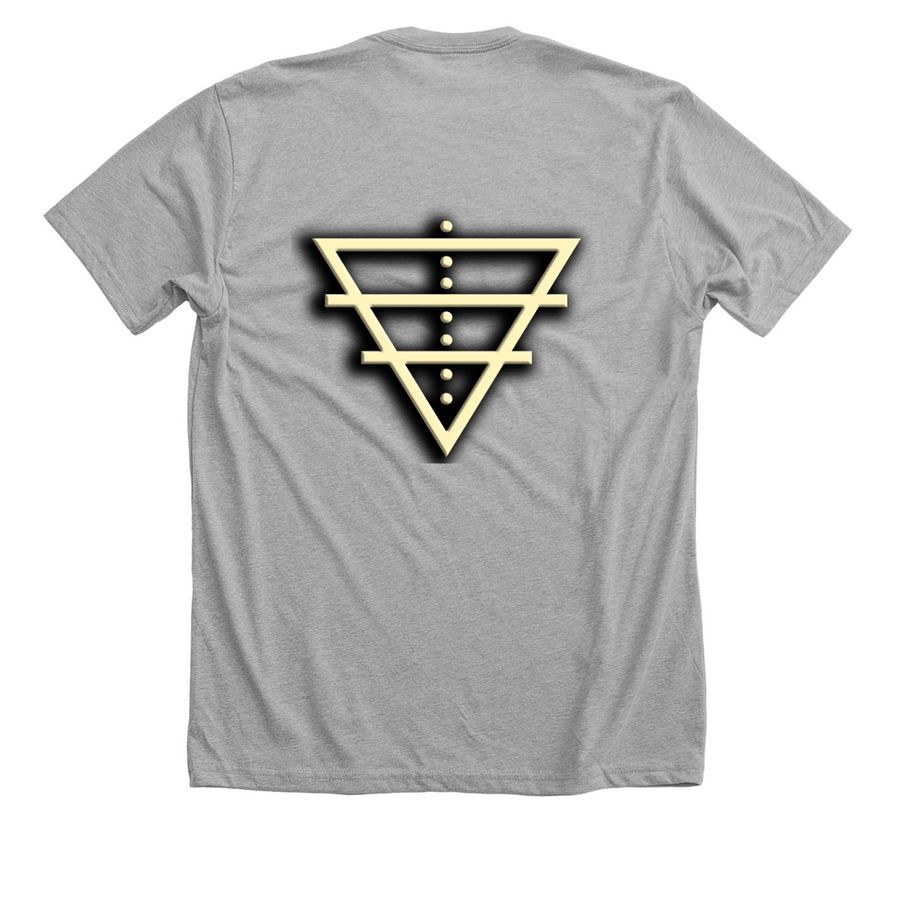 WARNING: Freak Show Shirt, a Athletic Heather Premium Unisex Tee (back-view)