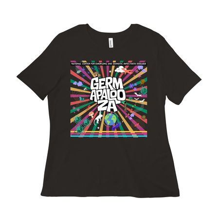 2026 GERMAPALOOZA TOPS, a Black Women?s Relaxed Cotton Tee