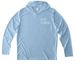 Follies UV Hoodie, a Light Blue UV Performance Long Sleeve Hoodie