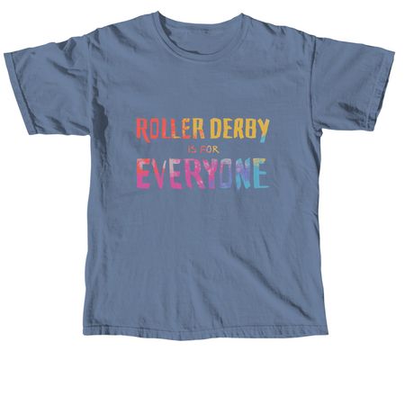 LIRR Pride Merch, a Blue Jean Comfort Colors Unisex Tee