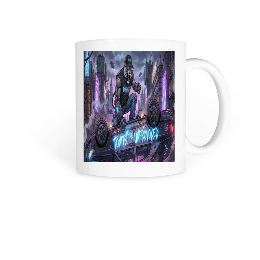 Tonits the Unprovoked Coffee Mugs&nbsp;, a White Coffee Mug