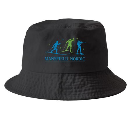 Mansfield Nordic Bucket Hat, a Black Printed Bucket Hat