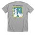 Moose Knuckle Scuffle&nbsp;, a Athletic Heather Premium Unisex Tee (back-view)