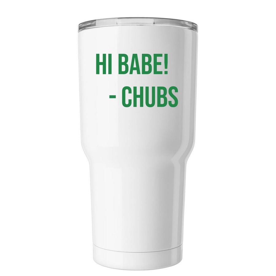 Hydrate hydrate hydrate, a White Insulated Tumbler