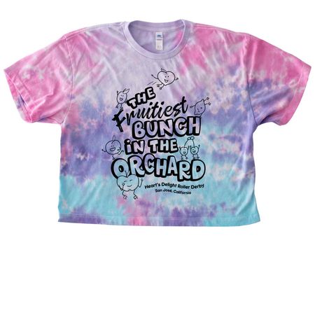 HDRD Pride 2026, a Cotton Candy Women's Tie Dye Cropped Tee