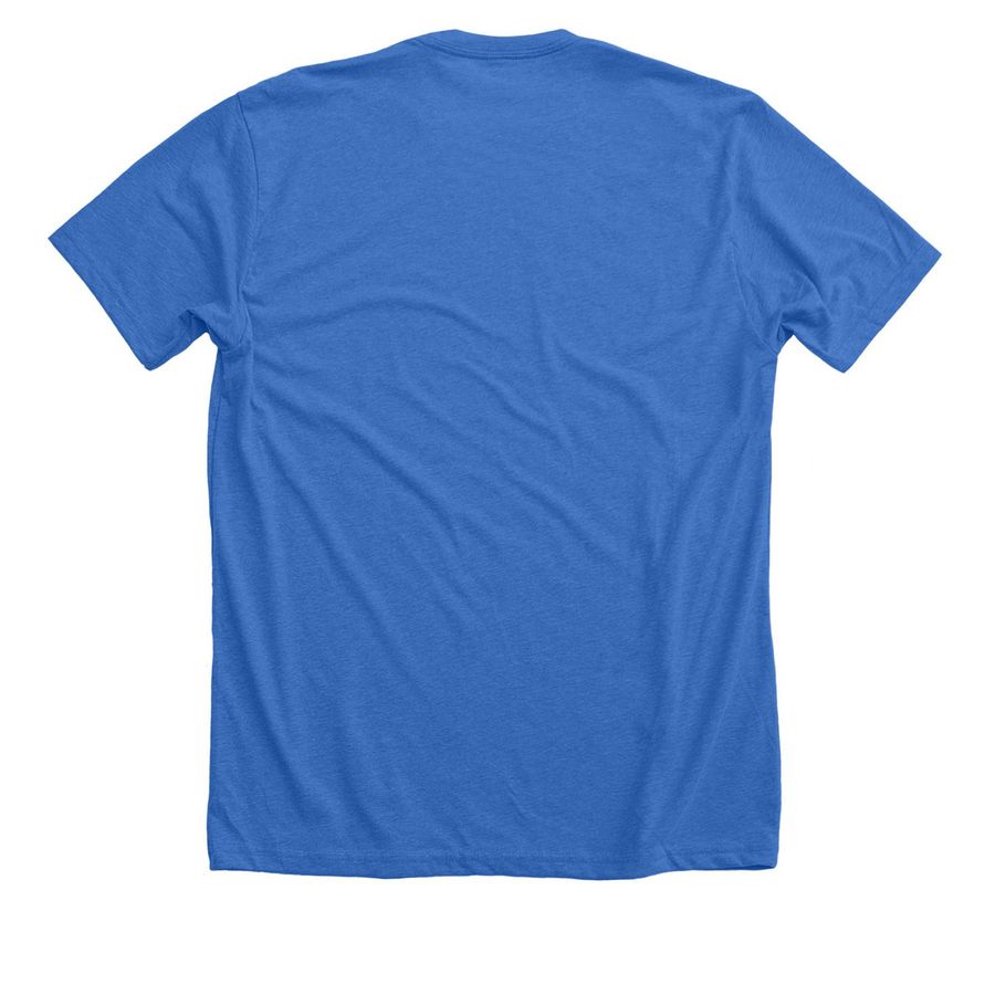 Color Stables Shirt-2026/27, a Heather True Royal Premium Unisex Tee (back-view)