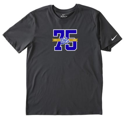 75th Anniversary Performance, a Anthracite Nike Dri-FIT Jersey Blend Performance Tee