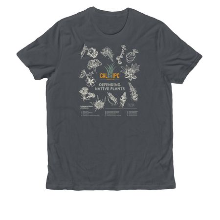 Defending native plants (light image), a Terrain Grey Allmade Organic Cotton Unisex Tee