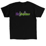 Mr. Grouchy, a Black Classic Unisex Tee (back-view)