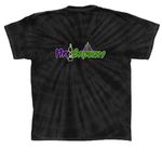 Mr. Grouchy, a Black Classic Tie Dye Tee (back-view)