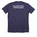 Cluck Around&nbsp;, a Heather Lapis Premium Unisex Tee (back-view)