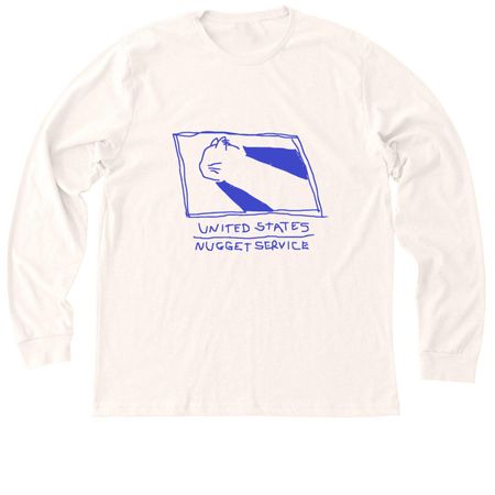 UNITED STATES NUGGET SERVICE, a Heather Natural Premium Long Sleeve Tee