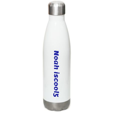 Noah iscool5 water bottles, a White Stainless Steel Water Bottle