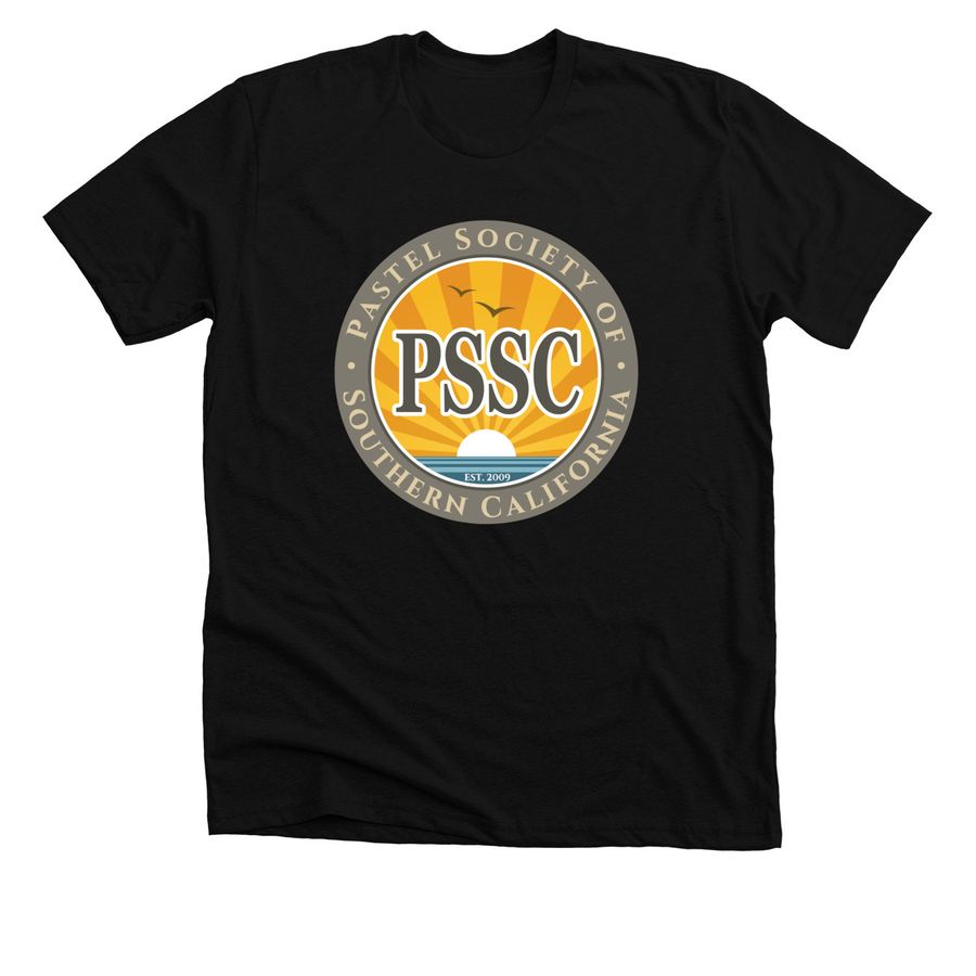 Pastel Society of Southern California, a Solid Black Blend Premium Unisex Tee