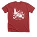 Swallow Set Free - White design, a Heather Canvas Red Premium Unisex Tee