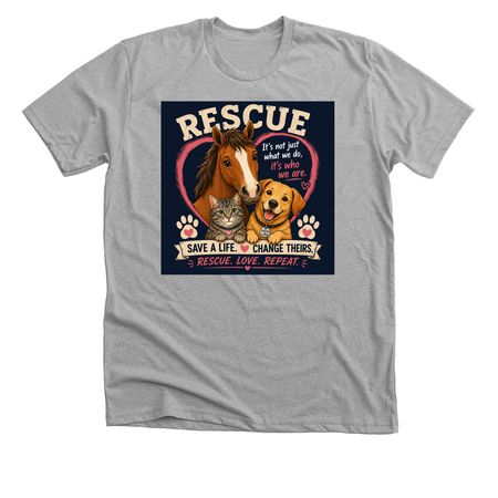 Celebrate And Encourage to Do Good!, a Athletic Heather Premium Unisex Tee