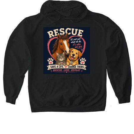Celebrate And Encourage to Do Good!, a Black Gildan Softstyle Pullover Hoodie
