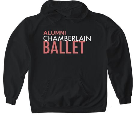 Chamberlain Ballet Alumni, a Black Gildan Softstyle Pullover Hoodie