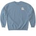 Roxxy Live Loud Collection, a Stone Blue Softstyle Crewneck Sweatshirt