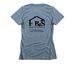 For Belle's Sake Cataholic, a Indigo Women's Slim Fit Tee (back-view)