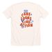 Underdogs of Philly, a Heather Natural Premium Unisex Tee (back-view)