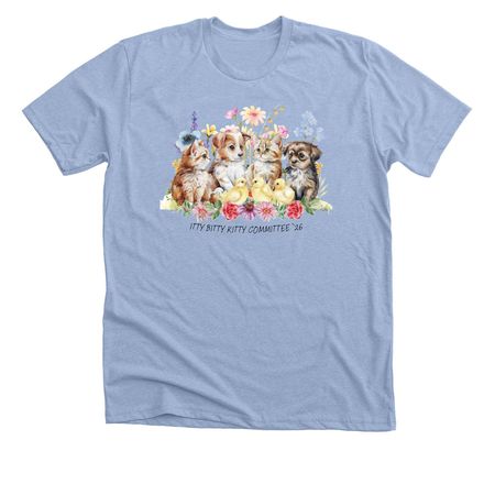 Committee Meeting, a Heather Baby Blue Premium Unisex Tee