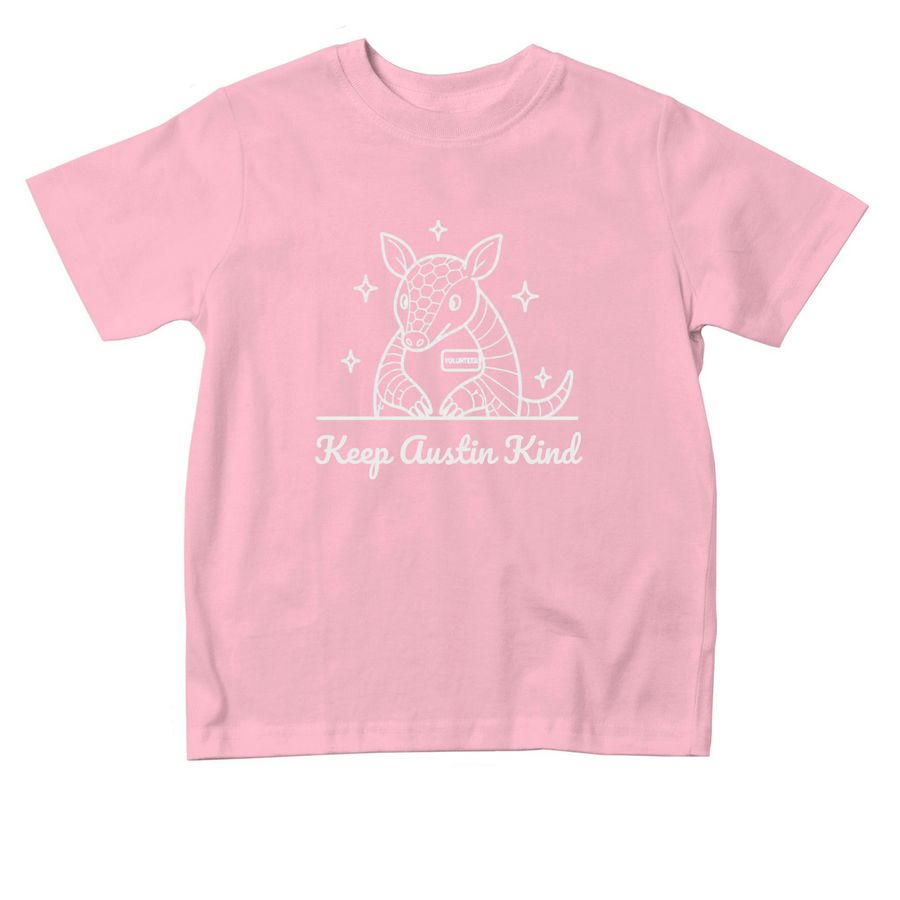 Toddler Keep Austin Kind Tee, a Pink Toddler Tee
