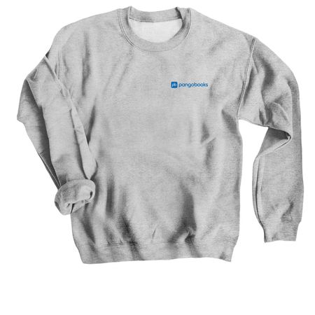 Sustainable Reading Book Club (back design), a Sport Grey Crewneck Sweatshirt