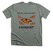 Orange Monarch, a Deep Heather Premium Unisex Tee