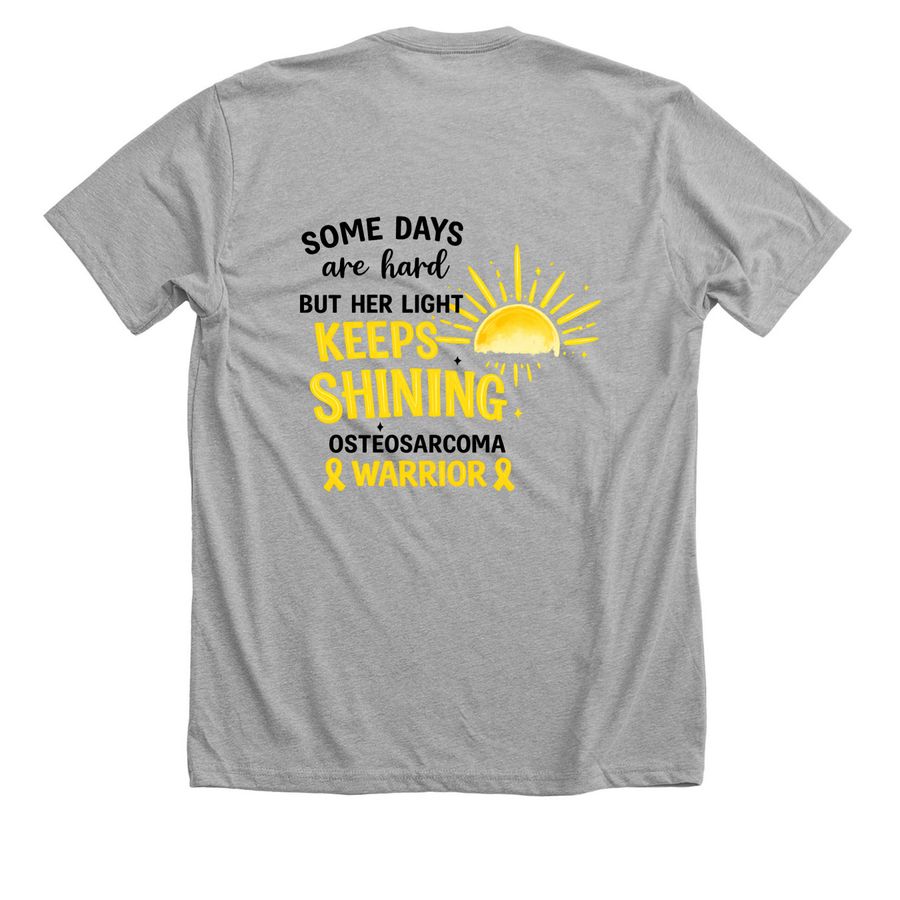 Team Mikayla Design 2, a Athletic Heather Premium Unisex Tee (back-view)