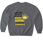 Team Mikayla Design 2, a Charcoal Softstyle Crewneck Sweatshirt (back-view)