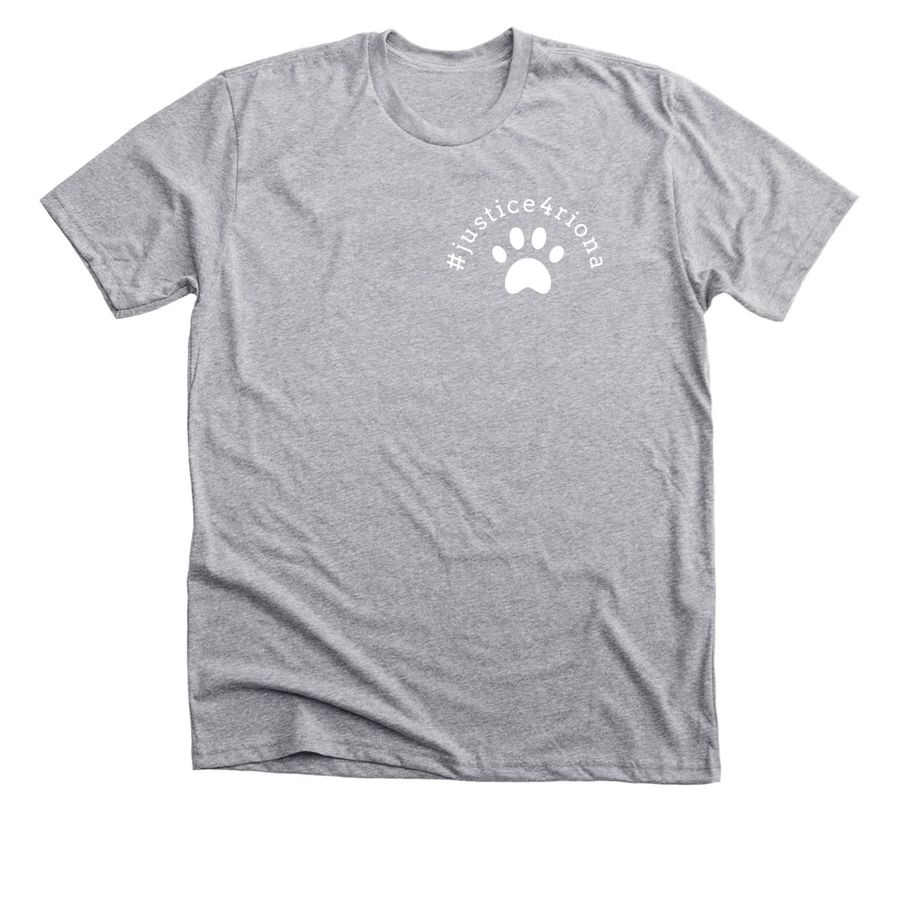 #JUSTICE4RIONA - 2, a Athletic Heather Premium Unisex Tee