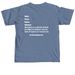 Look Good. Do Good.&nbsp;, a Blue Jean Comfort Colors Unisex Tee (back-view)