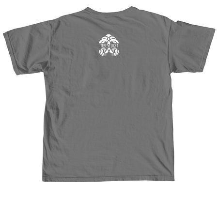 IndigiCore Earth Steward, a Grey Comfort Colors Unisex Tee (back-view)