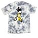 CurvedKing Banana Edition Vol. 2, a Grey Crystal Tie Dye Tee (back-view)