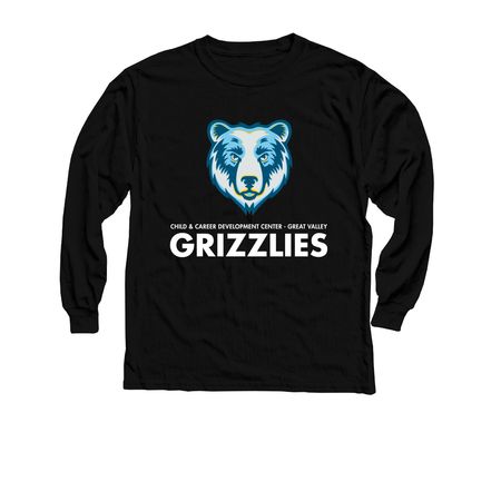 CCDC Great Valley - Youth Sizes, a Black Youth Long Sleeve Tee