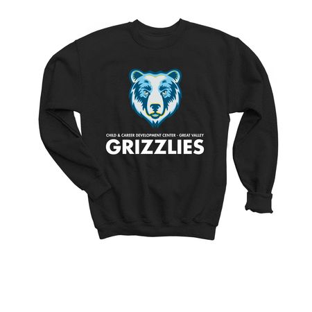 CCDC Great Valley - Youth Sizes, a Black Youth Crewneck Sweatshirt