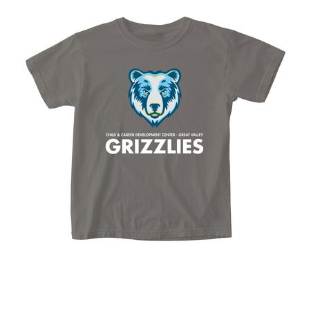 CCDC Great Valley - Youth Sizes, a Grey Comfort Colors Youth Tee